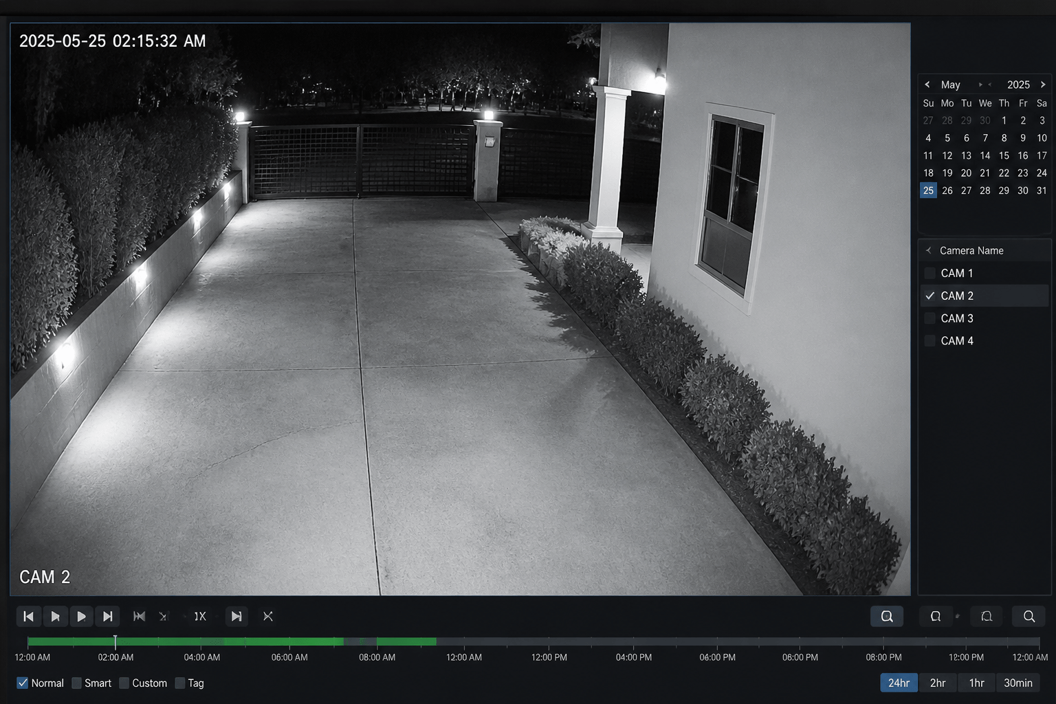 CCTV night vision sharpened — After