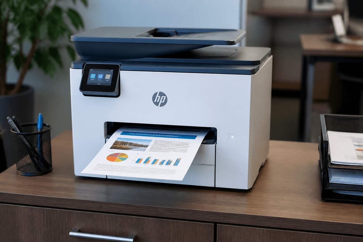 Printer paper jam fixed — clean output — After