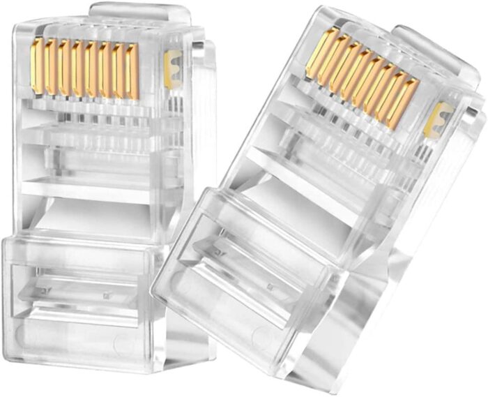 RJ45 Connector - Coconut (Plastic) - 1Box