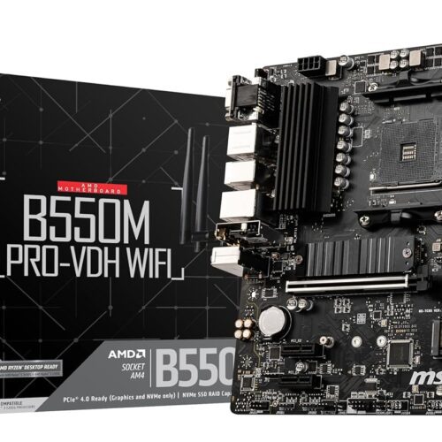 MSI B550M Pro-Vdh WiFi DDR4 - Micro ATX - Ryzen 5000 Series
