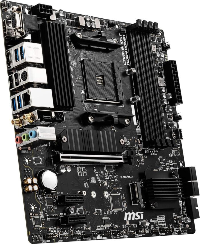 MSI B550M Pro-Vdh WiFi DDR4 - Micro ATX - Ryzen 5000 Series - Image 2