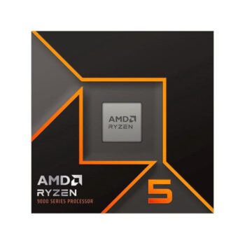 AMD Ryzen 5 9600X Processor with Radeon Graphics (6 Cores, 12 Threads, Max. Boost Clock Up To 5.4GHz, AM5 Socket and 38MB Cache) - AMD