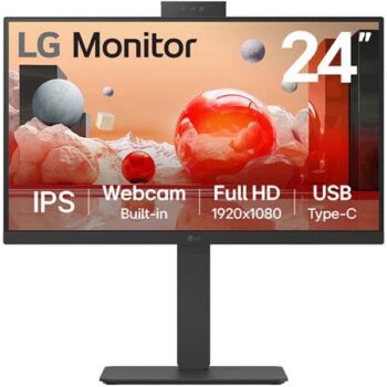 LG 24BA850-B 24" IPS Full HD (1920 x 1080) 100Hz Monitor (Black) - LG