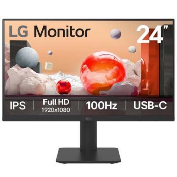 LG 24MS570B 24" IPS Full HD 100Hz USB-C Built-in Speakers Office Monitor - LG