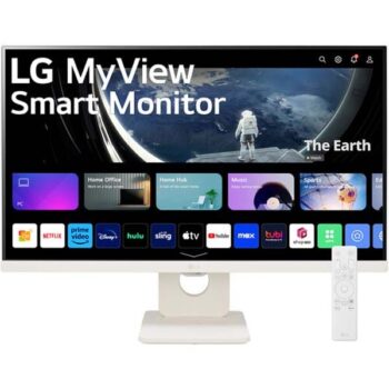 LG 25SR50F-W 25-Inch (1920x1080) IPS Display Smart Monitor (White) - LG