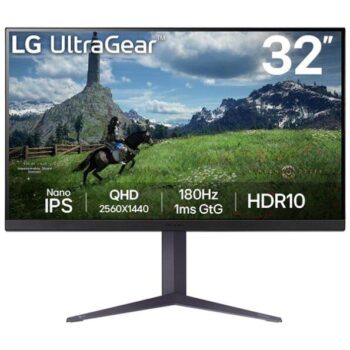 LG 32GS85Q-B 32 Inch QHD (2560x1440) Nano IPS Ultragear Gaming Monitor (Black) - LG