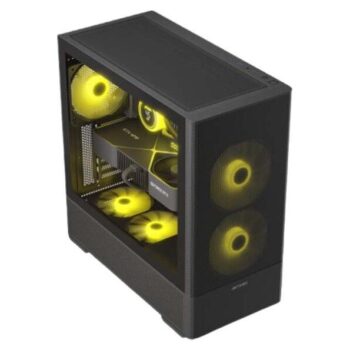 Ant Esports 511 Air 5F Mid Tower E-ATX, ATX Cabinet (Black) - Ant Esports