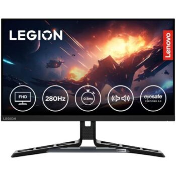 Lenovo Legion R25f-30 | 25 Inch (63.50cm) FHD 240Hz Gaming Monitor | 0.5ms, AMD FreeSync, 99% sRGB, 90% DCI-P3, Speaker, 2xHDMI 2.1,1xDP| Tilt, Swivel, Pivot, Height Adjust Stand | Black | 67B8GACBIN - Lenovo