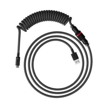 HyperX USB-C Coiled Cable (Gray-Black) - HyperX