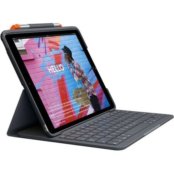 920-009017-logitech-slim-folio-ipad-case-with-wireless-bluetooth-keyboard-1 Logitech Slim Folio iPad Case with Wireless Bluetooth Keyboard - Logitech