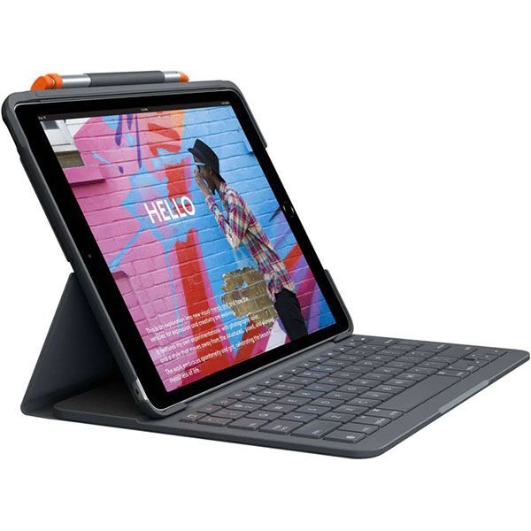 920-009017-logitech-slim-folio-ipad-case-with-wireless-bluetooth-keyboard Logitech Slim Folio iPad Case with Wireless Bluetooth Keyboard - Logitech