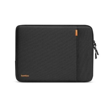 tomtoc Defender-A13 Laptop Sleeve for 13 inch MacBook Air, Pro (Black) - tomtoc