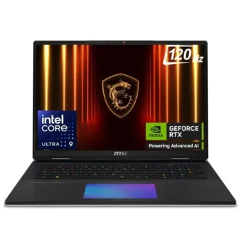MSI TITAN 18 HX DRAGON EDITION NORSE MYTH A2XWJG-254IN GAMING LAPTOP [ULTRA9-285HX/96 GB RAM/6TB SSD (2TB GEN 5 + 4TB GEN 4)/WIN11 HOME/18.0" UHD+ 4K/24GB-RTX5090 GRAPHICS /2 YEARS WARRANTY] - MSI