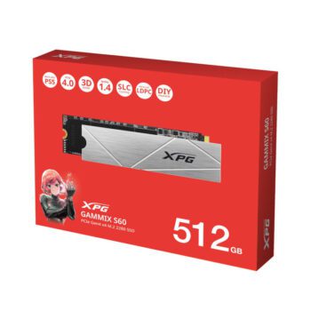 Adata XPG Gammix S60 512GB PCIe Gen4 NVMe M.2 SSD - ADATA