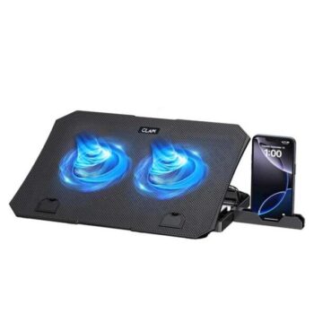 CLAW Air Pro C39 Laptop Cooling Pad with Dual 125mm Fans (Black) - CLAW