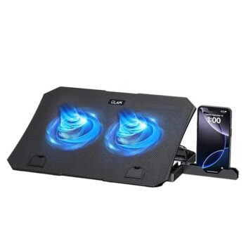 CLAW Air Pro C39 Laptop Cooling Pad with Dual 125mm Fans (Black) - CLAW