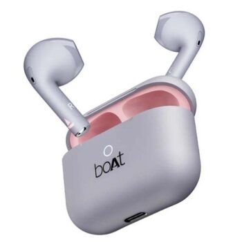 Boat Airdopes Alpha 35Hrs Battery Bluetooth TWS Earbuds (Peach Dusk) - Boat