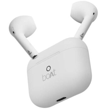 Boat Airdopes Alpha 35Hrs Battery Bluetooth TWS Earbuds (Swedish White) - Boat