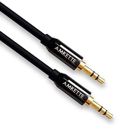 amk-aux-2-amkette-aux-premium-audio-cable-2-meter-black Amkette Aux Premium Audio Cable 2 Meter (Black) - Amkette