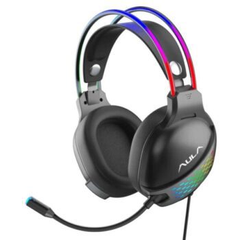 AULA S503 Wired RGB Gaming Headset With Adjustable Mic - AULA