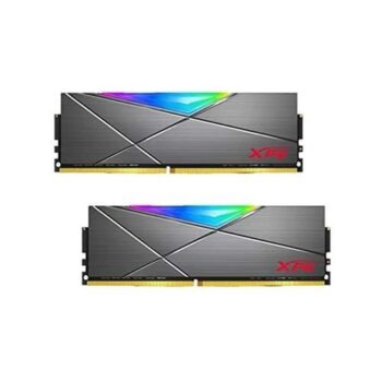 Adata XPG Spectrix D50 RGB 16GB (8GBx2) DDR4 3600MHz Desktop RAM (Tungsten Grey) - Adata