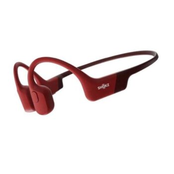 Shokz OpenRun Wireless Open-Ear Bluetooth Headphone, Red - Shokz