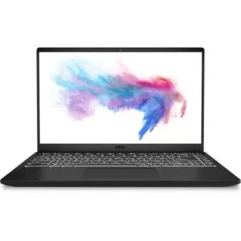 MSI Modern 14 Core i3 10th Gen - (8 GB/512 GB SSD/Windows 10 Home) Modern 14 B10MW-424IN Laptop (14 inch, Carbon Grey, 1.3 kg) + Laptop Bag - MSI