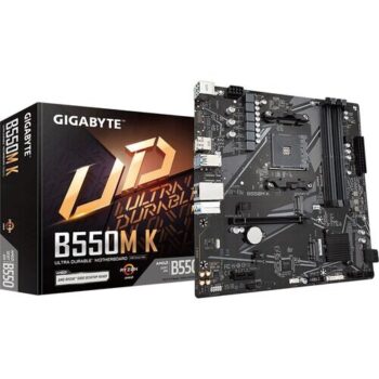Gigabyte B550M K (rev. 1.0) AM4 Micro-ATX Motherboard - Gigabyte