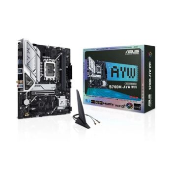 Asus B760M-AYW WiFi Intel LGA1700 M-ATX Motherboard Supports Intel 12th, 13th & 14th Gen Processors - Asus