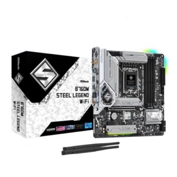 ASRock B760M Steel Legend WIFI Motherboard Supports Intel 12th , 13th & 14th Gen Processors - Asrock