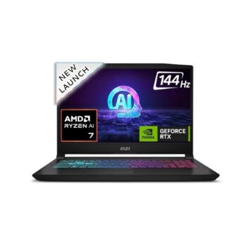MSI KATANA A15 AI B8VE-418IN (AMD Ryzen 7-8845HS/16GB/512GB SSD/WIN11 HOME/15.6"/6GB-RTX4050/2 Years/Black) - MSI