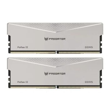 Acer Predator Pallas II 32GB (16GBx2) 6000MHz CL36 DDR5 RAM (SILVER) - Acer