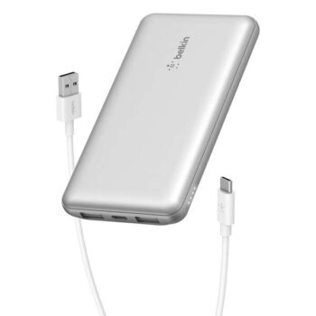 Belkin BoostCharge 10000mAH Lightweight Slimmest Power Bank (Silver) - Belkin
