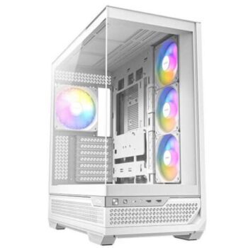 Antec C7 ARGB Mid-Tower E-ATX PC Cabinet (White) - Antec