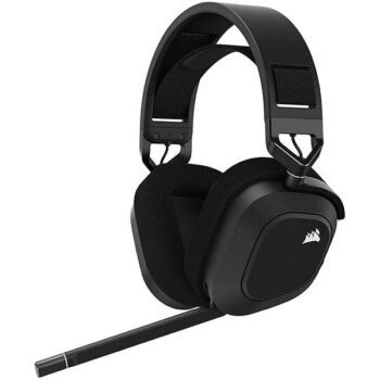 CORSAIR HS80 RGB Wireless Gaming Headset (Carbon Black) - Corsair