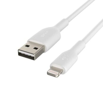 Belkin Boost Charge Lightning to USB Type-A Cable (3.3 feet, White) - Belkin