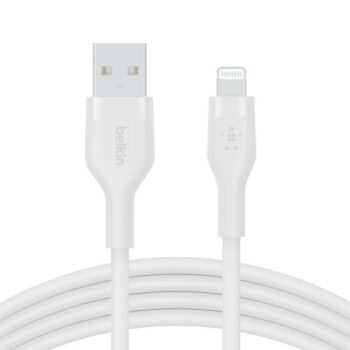 Belkin Boost Charge Flex Silicone Lightning To USB-A 1M Cable - Belkin