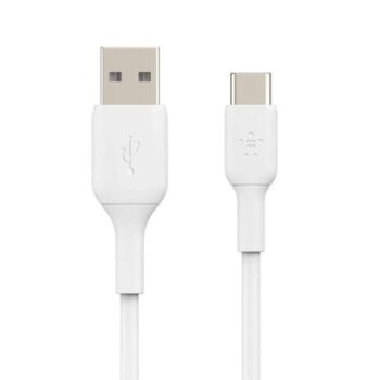 Belkin Boost Charge USB Type-A to C Cable (6.6 Feet/2 Meter, White) - Belkin