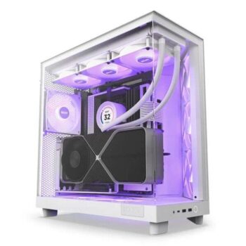 NZXT H6 Flow RGB (ATX) Mid Tower Cabinet (White) - NZXT