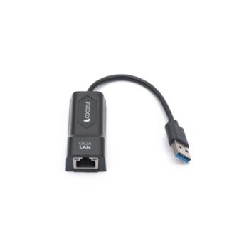 Coconut GLP01 USB to Giga LAN, Plastic Body, RJ45 to 1000Mbps - Coconut