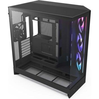 NZXT H9 Flow RGB (2025) ATX Mid Tower Cabinet (Black) - NZXT