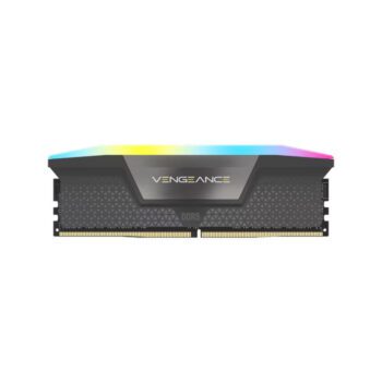 Corsair Vengeance RGB 32GB (32GBX1) DDR5 6000MHz CL38 RAM - Grey - Corsair