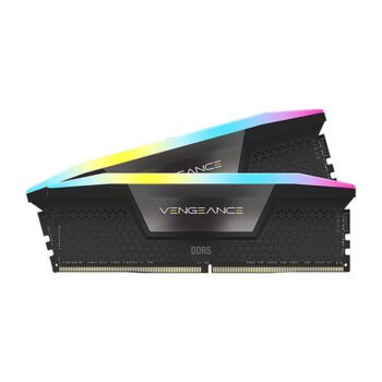 Corsair VENGEANCE RGB 32GB (2x16GB) DDR5 DRAM 6000MHz CL30 RAM Kit (Black) - Corsair