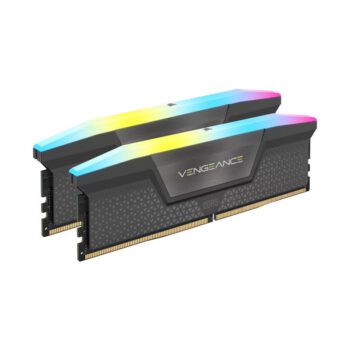 Corsair Vengeance RGB 32GB (16GBX2) DDR5 6000MHz C30 RAM - Grey - Corsair