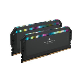 Corsair Dominator Platinum RGB 32GB (2x16GB) DDR5 6000MHz CL36 RAM - Black - Corsair