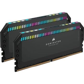 Corsair DOMINATOR PLATINUM RGB 32GB (2x16GB) DDR5 DRAM 6000MHz C36 Memory Kit (Black) - Corsair