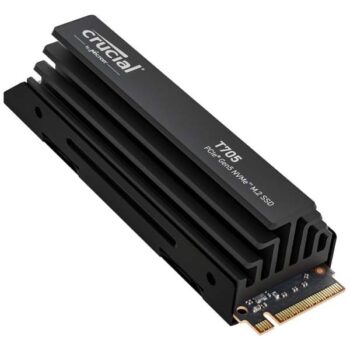 Crucial T705 2TB NVMe PCIe 5.0 M.2 Internal SSD with Heatsink - Crucial