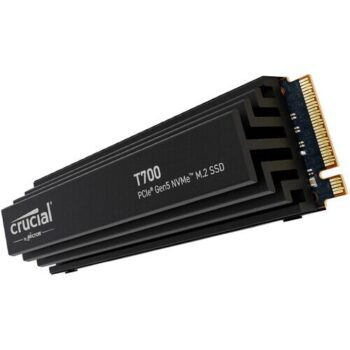 Crucial T700 4TB PCIe 5.0 x4 M.2 Internal SSD with Heatsink - Crucial
