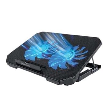 Consistent Chilltech Laptop Cooling Pad with 2 RGB Fan Silent Cooling Fan - Consistent
