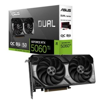 ASUS Dual GeForce RTX 5060 Ti 8GB GDDR7 OC Edition Graphics Card - Asus